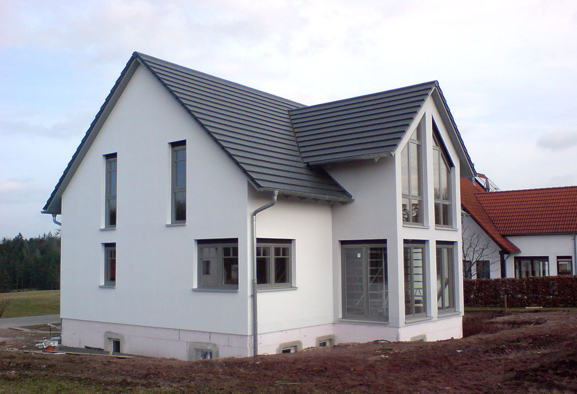 modernes Holzhaus